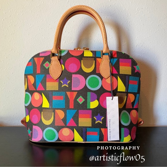 NEW! Dooney & Bourke
Art Deco Zip Satchel Bag - Picture 4 of 14